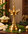 Brass Nilavilakku (Traditional Kerala Lamp)